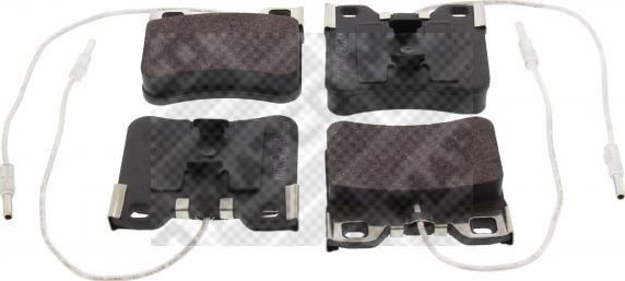 Mapco 6286 - Brake Pad Set, disc brake autospares.lv