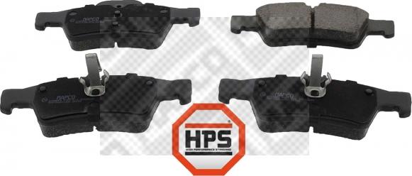 Mapco 6795HPS - Brake Pad Set, disc brake autospares.lv