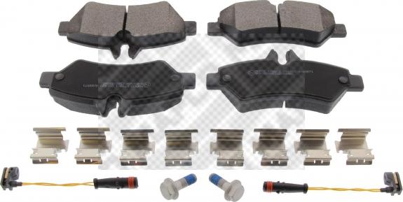 Mapco 6798/1 - Brake Pad Set, disc brake autospares.lv