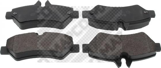 Mapco 6798 - Brake Pad Set, disc brake autospares.lv