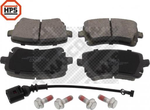 Mapco 6793HPS - Brake Pad Set, disc brake autospares.lv