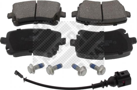 Mapco 6793 - Brake Pad Set, disc brake autospares.lv