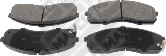 Mapco 6740 - Brake Pad Set, disc brake autospares.lv