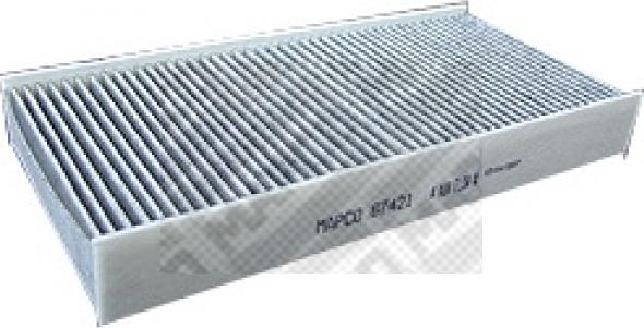 Mapco 67421 - Filter, interior air autospares.lv