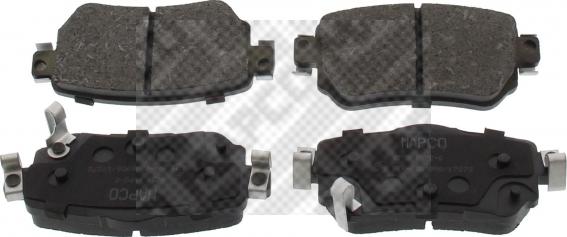 Mapco 6759 - Brake Pad Set, disc brake autospares.lv