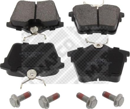 Mapco 6756 - Brake Pad Set, disc brake autospares.lv