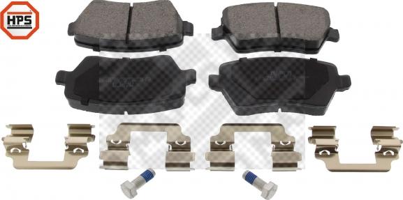 Mapco 6758HPS - Brake Pad Set, disc brake autospares.lv