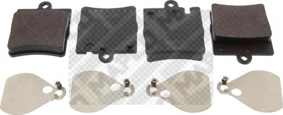 Mapco 6705 - Brake Pad Set, disc brake autospares.lv