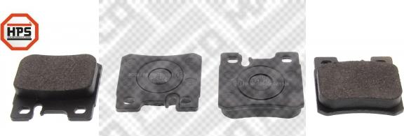 Mapco 6706HPS - Brake Pad Set, disc brake autospares.lv