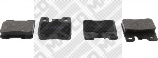 Mapco 6706 - Brake Pad Set, disc brake autospares.lv