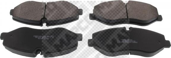 Mapco 6700 - Brake Pad Set, disc brake autospares.lv