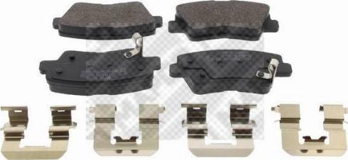 Mapco 6784 - Brake Pad Set, disc brake autospares.lv