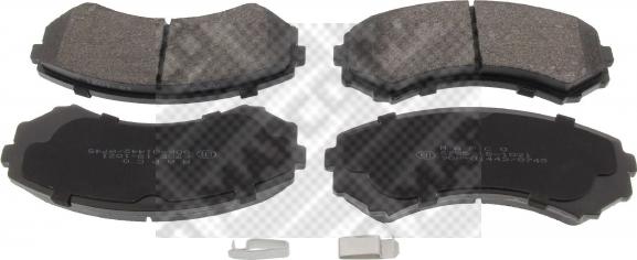 Mapco 6785 - Brake Pad Set, disc brake autospares.lv