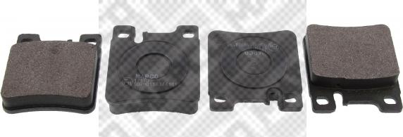 Mapco 6781 - Brake Pad Set, disc brake autospares.lv