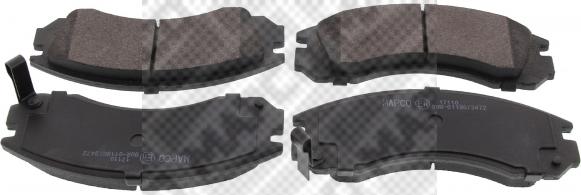 Mapco 6783 - Brake Pad Set, disc brake autospares.lv