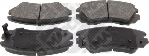 Mapco 6735 - Brake Pad Set, disc brake autospares.lv