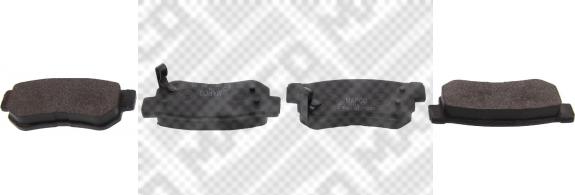 Mapco 6736 - Brake Pad Set, disc brake autospares.lv