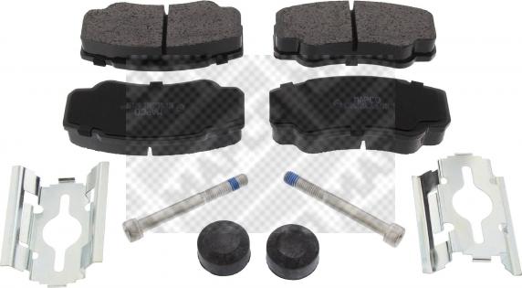 Mapco 6729 - Brake Pad Set, disc brake autospares.lv