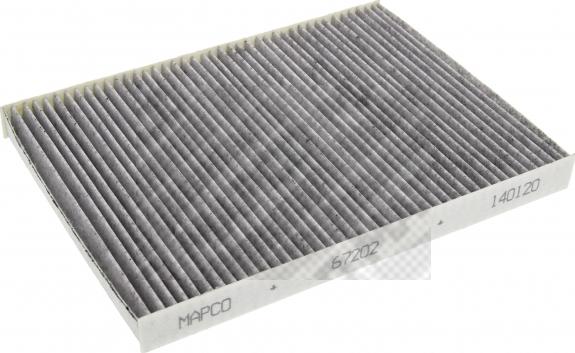 Mapco 67202 - Filter, interior air autospares.lv