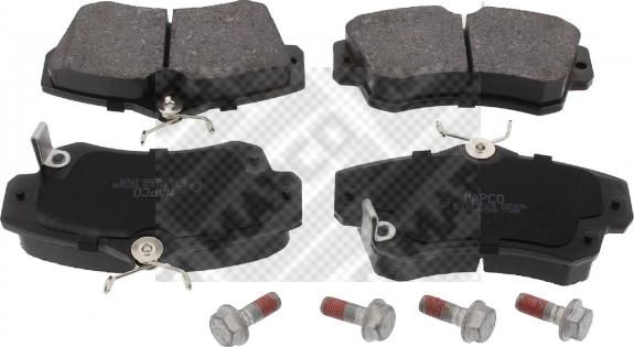 Mapco 6721 - Brake Pad Set, disc brake autospares.lv