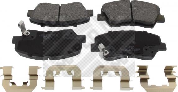 Mapco 6776 - Brake Pad Set, disc brake autospares.lv