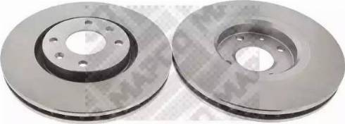 Mapco 15431/2 - Brake Disc autospares.lv