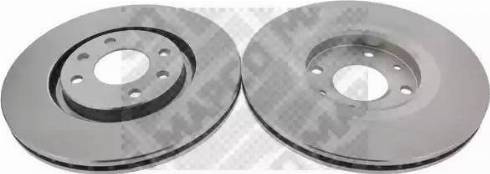 Mapco 15424/2 - Brake Disc autospares.lv