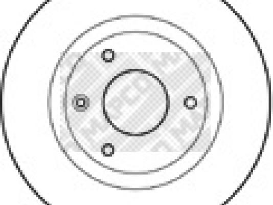 Mapco 15422 - Brake Disc autospares.lv