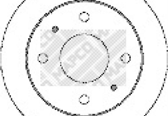 Mapco 15504 - Brake Disc autospares.lv