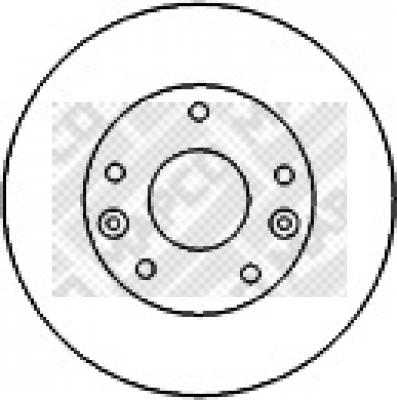 Mapco 15579 - Brake Disc autospares.lv