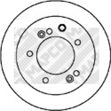 Mapco 15578 - Brake Disc autospares.lv