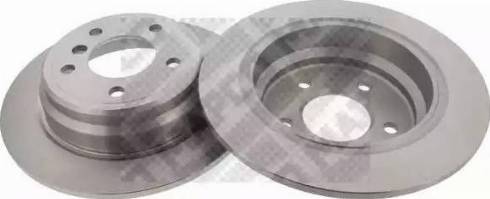 Mapco 15652/2 - Brake Disc autospares.lv