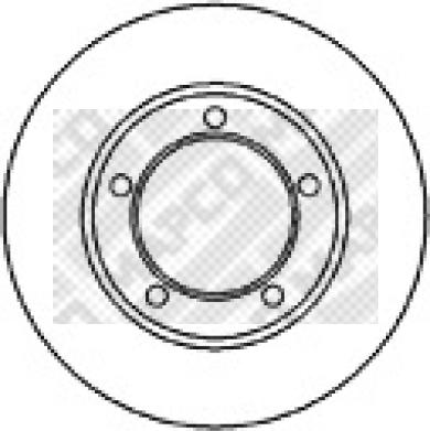 Mapco 15683 - Brake Disc autospares.lv