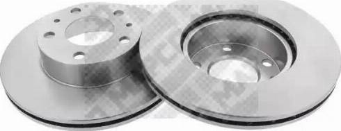 Mapco 15037/2 - Brake Disc autospares.lv