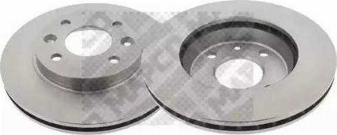 Mapco 15109/2 - Brake Disc autospares.lv