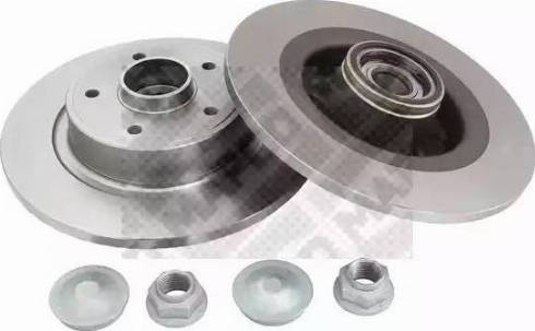 Mapco 15129/2 - Brake Disc autospares.lv