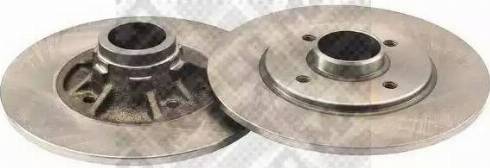 Mapco 15124/2 - Brake Disc autospares.lv