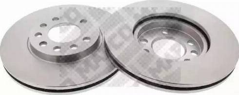 Mapco 15845/2 - Brake Disc autospares.lv