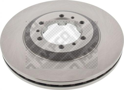 Mapco 15855 - Brake Disc autospares.lv