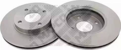 Mapco 15826/2 - Brake Disc autospares.lv