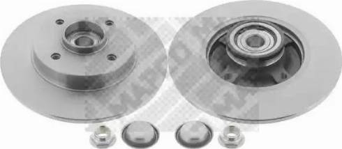 Mapco 15329/2 - Brake Disc autospares.lv