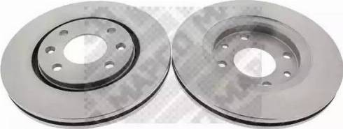 Mapco 15324/2 - Brake Disc autospares.lv