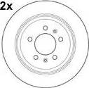 Mapco 15323/2 - Brake Disc autospares.lv