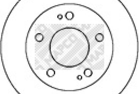 Mapco 15252 - Brake Disc autospares.lv