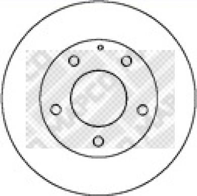 Mapco 15285 - Brake Disc autospares.lv