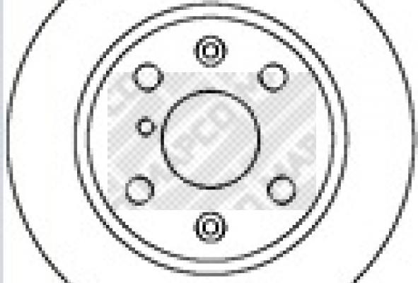 Mapco 15286 - Brake Disc autospares.lv