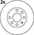 Mapco 15749/2 - Brake Disc autospares.lv