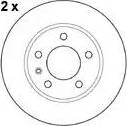 Mapco 15744/2 - Brake Disc autospares.lv