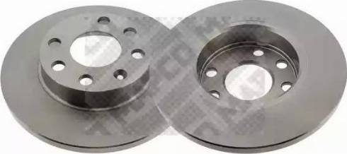 Mapco 15748/2 - Brake Disc autospares.lv