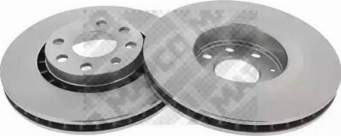 Mapco 15743/2 - Brake Disc autospares.lv